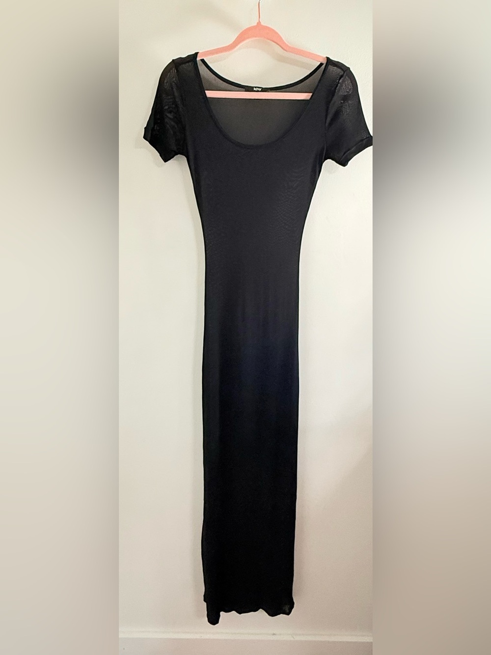 khy Mesh Scoop Neck Maxi Dress by Kylie Jenner NWOT - Picture 2 of 2